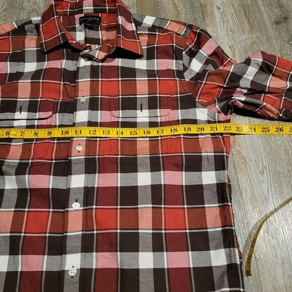 Banana Republic Flannel Classic Fit Button Up Shirt Men's Size Large - Picture 6 of 8